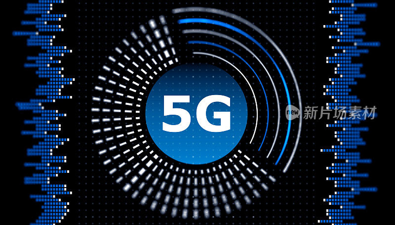 5G wifi技术数字概念